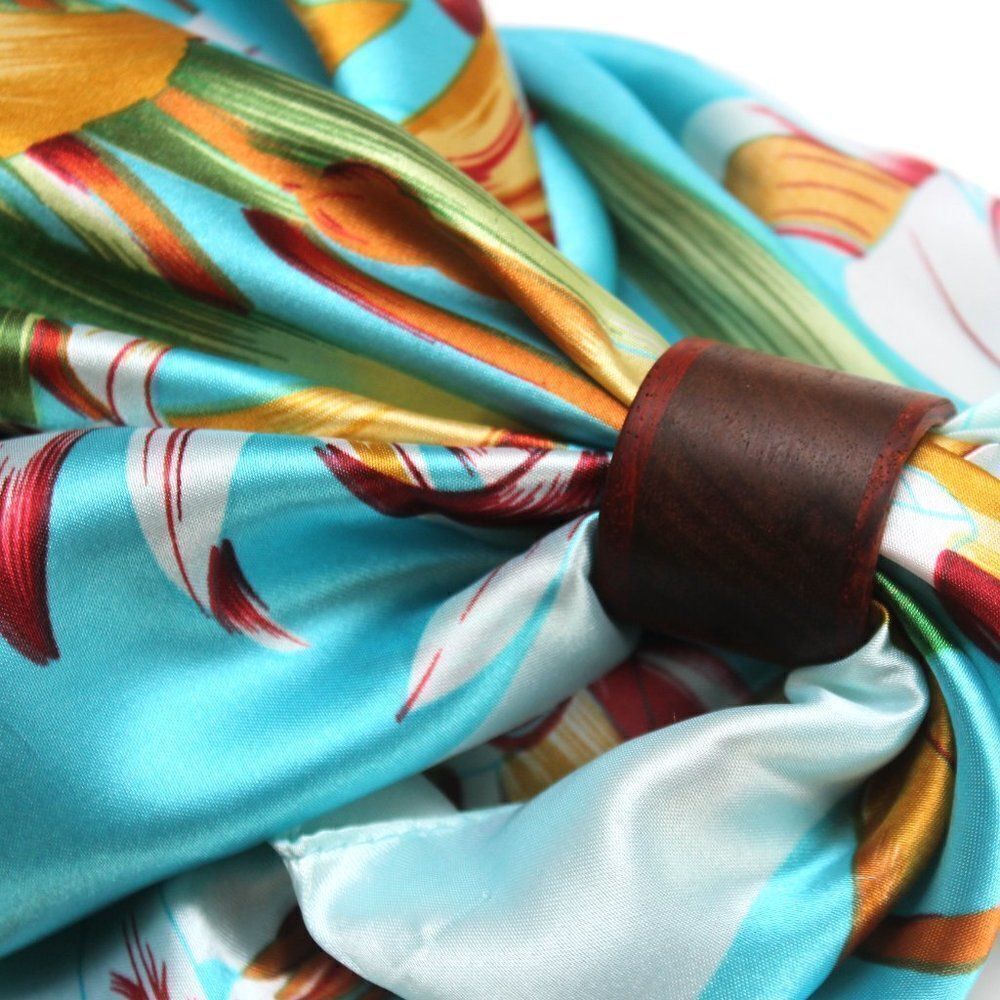 ‎Wood Scarf ring logo